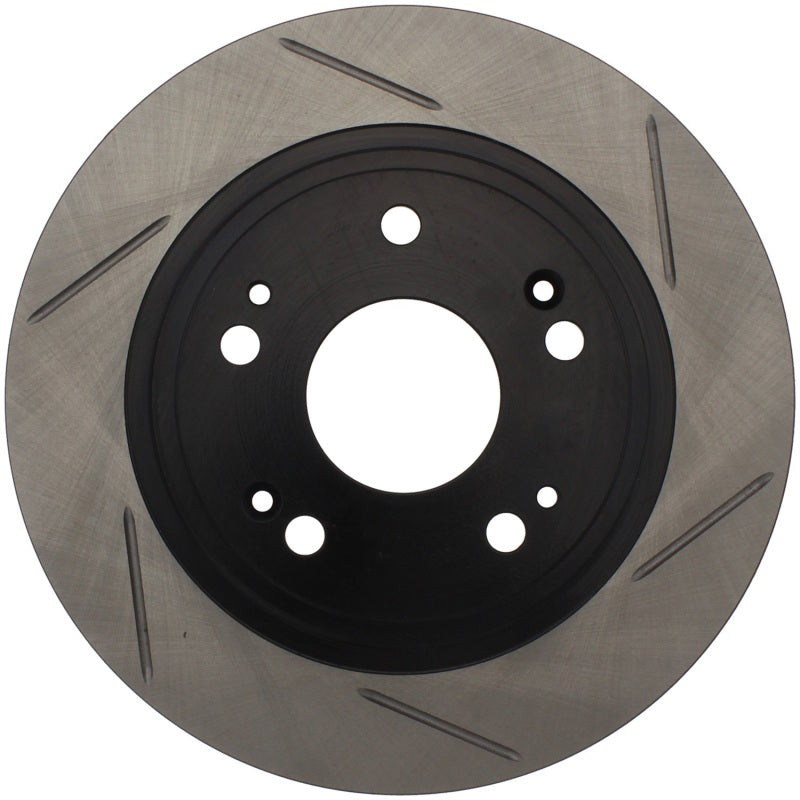 StopTech Power Slot 09-10 Acura TSX / 08-10 Honda Accord Rear Left Slotted Rotor Stoptech Brake Rotors - Slotted  AXOPROS