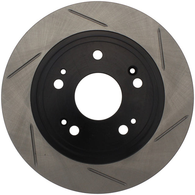 StopTech Power Slot 09-10 Acura TSX / 08-10 Honda Accord Rear Left Slotted Rotor Stoptech Brake Rotors - Slotted  AXOPROS