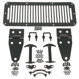 Rugged Ridge 78-95 Jeep CJ / Jeep Wrangler Black Hood Kit Rugged Ridge Hoods  AXOPROS