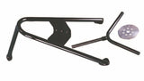 Fabtech Universal Spare Tire Angled Mount - Black Fabtech Spare Tire Carriers  AXOPROS