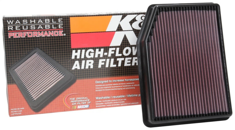 K&N 2019 Chevrolet Silverado 1500 V8-5.3L F/I Drop In Air Filter K&N Engineering Air Filters - Drop In  AXOPROS