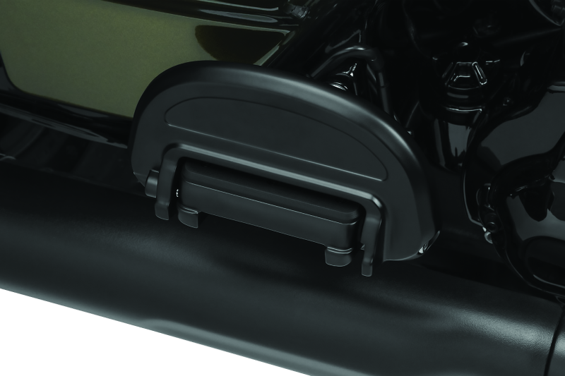 Kuryakyn Heavy Industry Passenger Floorboard Without Adapter Black Kuryakyn Footpegs  AXOPROS