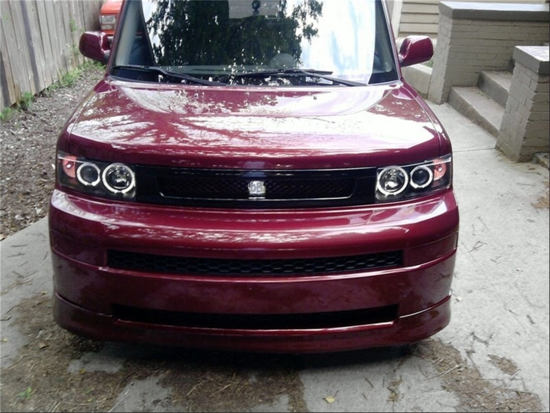 Spyder Scion XB 03-07 Projector Headlights LED Halo Black High H1 Low 9006 PRO-YD-TSXB03-HL-BK SPYDER Headlights  AXOPROS