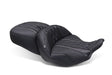 Mustang 23-25 Harley CVO Road Glide (ST) Super Touring Standard Reach One-Piece, 2 UP Black Mustang Motorcycle Solo Motorcycle Seats  AXOPROS