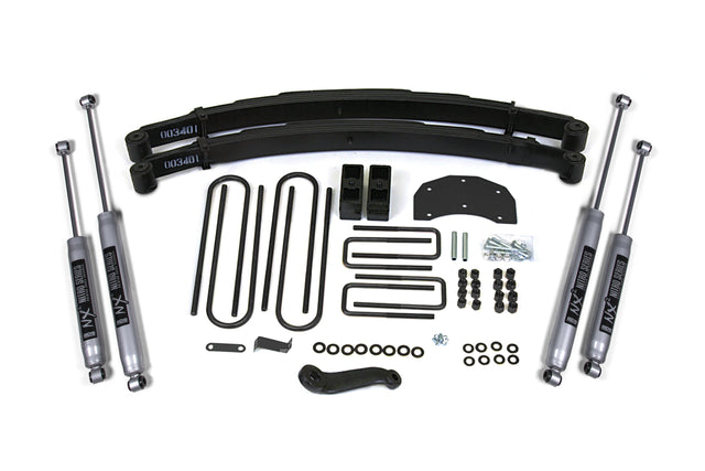 4 Inch Lift Kit - Ford F350 Monobeam (80-96) 4WD BDS Suspension Suspension Lift Kit  AXOPROS