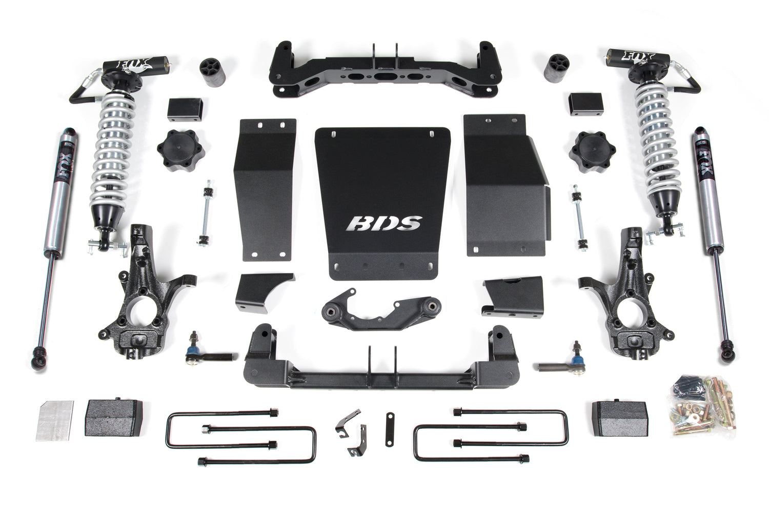 4 Inch Lift Kit - FOX 2.5 Coil-Over - Chevy Silverado Or GMC Sierra 1500 (14-18) 4WD BDS Suspension Suspension Lift Kit  AXOPROS