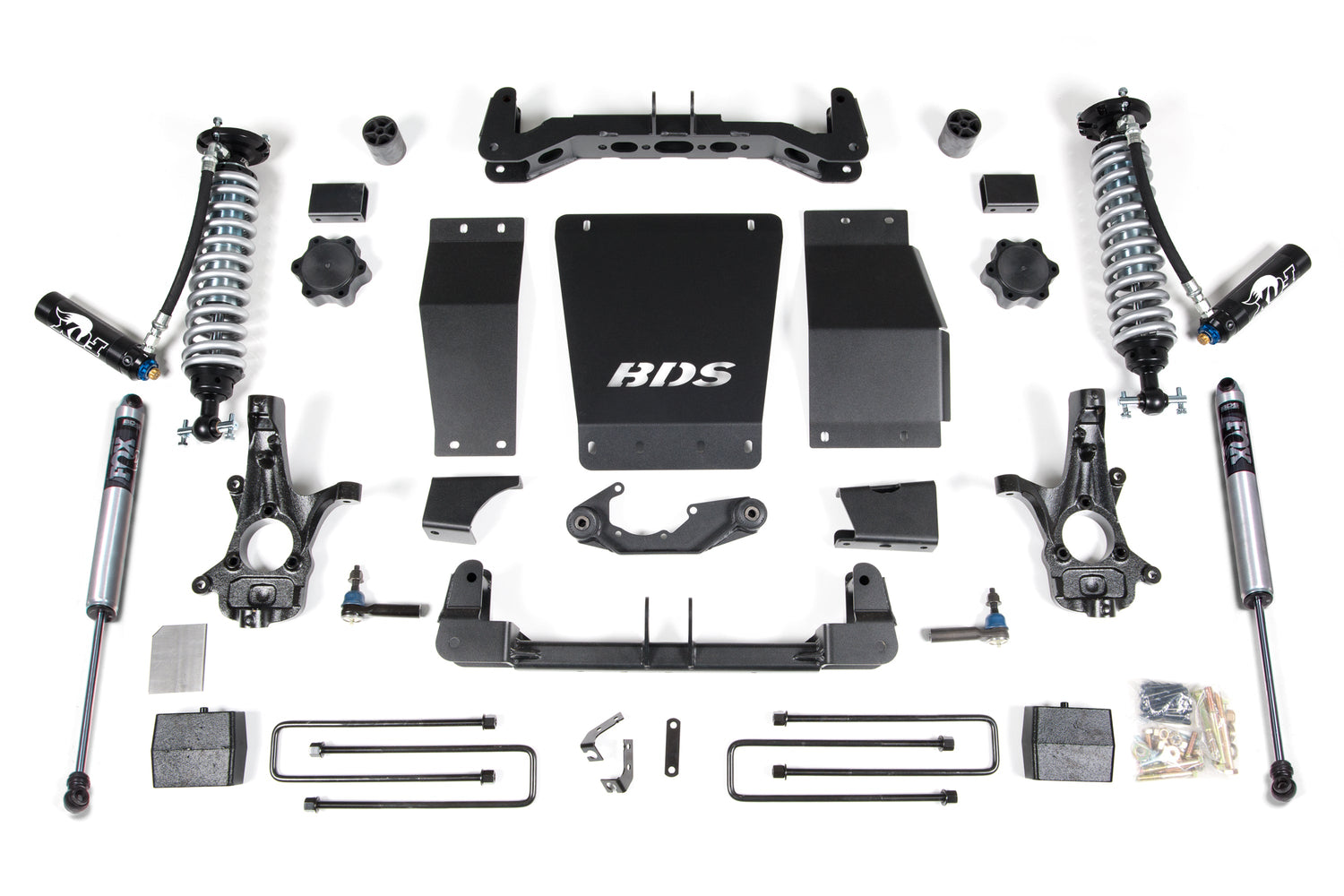 4 Inch Lift Kit - FOX 2.5 Coil-Over - Chevy Silverado Or GMC Sierra 1500 (14-18) 4WD BDS Suspension Suspension Lift Kit  AXOPROS