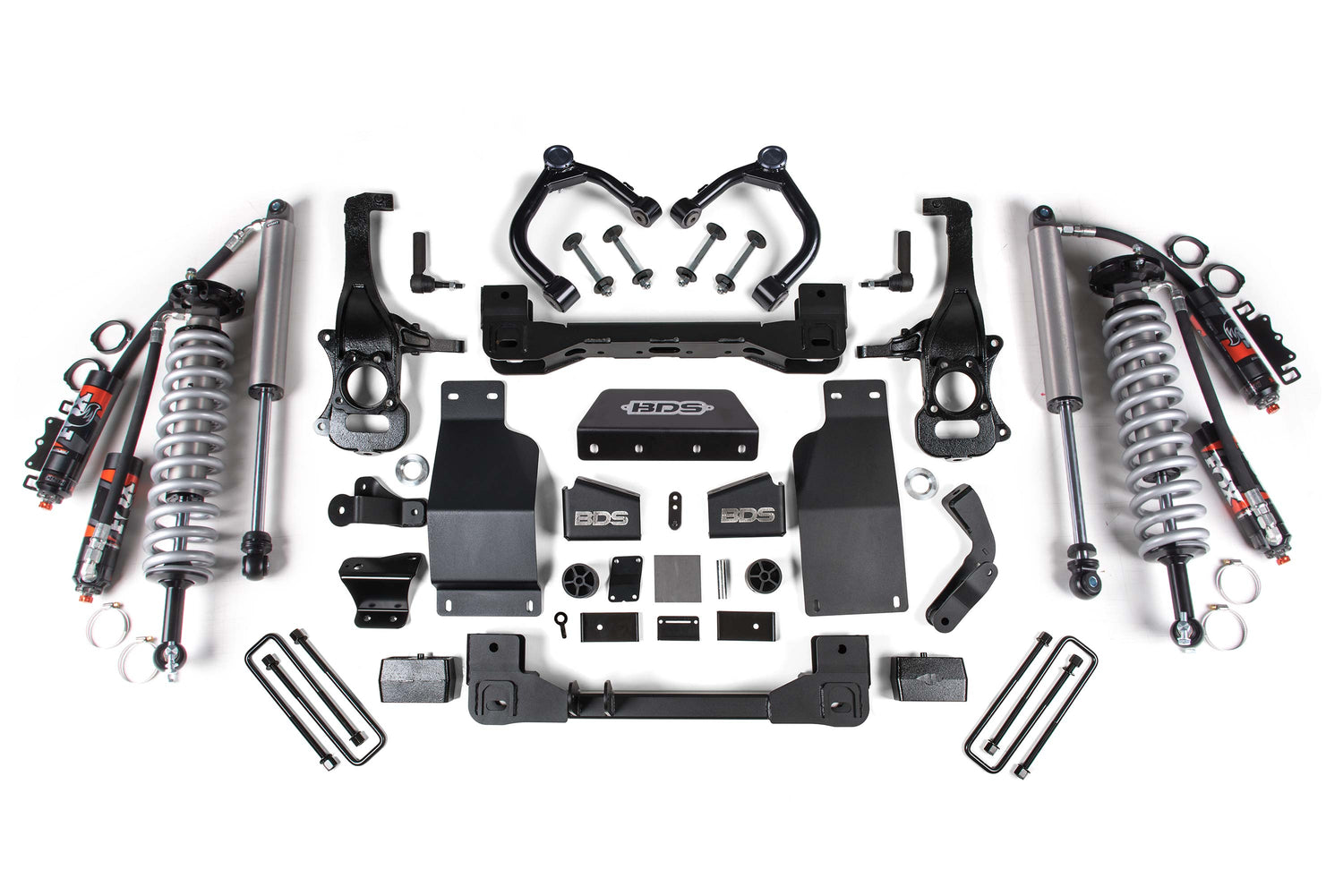 4 Inch Lift Kit - FOX 2.5 Performance Elite Coil-Over - Chevy Silverado Or GMC Sierra 1500 (20-24) 4WD - Diesel BDS Suspension Suspension Lift Kit  AXOPROS