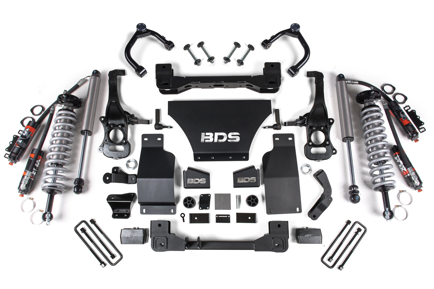 4 Inch Lift Kit - FOX 2.5 Performance Elite Coil-Over - Chevy Trail Boss Or GMC AT4 1500 (20-24) 4WD - Diesel BDS Suspension Suspension Lift Kit  AXOPROS