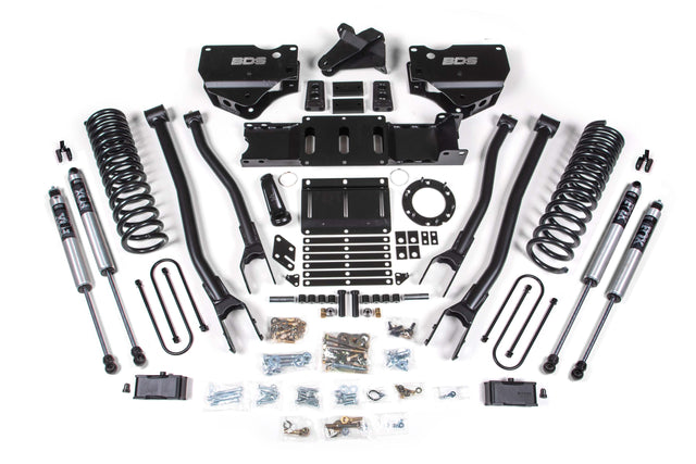 4 Inch Lift Kit W/ 4-Link - Ram 3500 (19-24) 4WD - Diesel BDS Suspension Suspension Lift Kit  AXOPROS