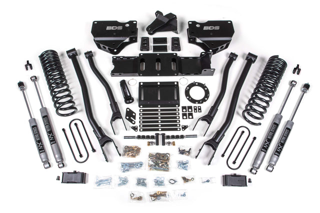 4 Inch Lift Kit W/ 4-Link - Ram 3500 (19-24) 4WD - Diesel BDS Suspension Suspension Lift Kit  AXOPROS