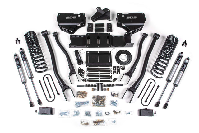 4 Inch Lift Kit W/ 4-Link - Ram 3500 (19-24) 4WD - Diesel BDS Suspension Suspension Lift Kit  AXOPROS