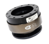 NRG Quick Release Gen 2.0 - Black Body / Chrome Ring SFI Spec 42.1 NRG Quick Release Adapters  AXOPROS
