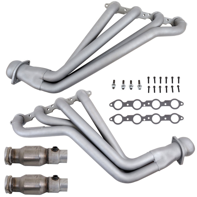 BBK CAMARO LS3/L99 1-3/4 LONG TUBE HEADERS W/CATS SYSTEM (CHROME) BBK Performance Parts Exhaust Header  AXOPROS