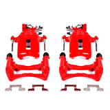 Power Stop 05-14 Ford Mustang Rear Red Calipers w/Brackets - Pair PowerStop Brake Calipers - Perf  AXOPROS