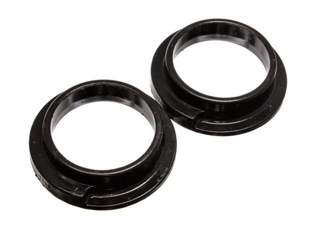 Energy Suspension Universal 3in ID 4 5/16in OD 1 1/8in H Black Coil Spring Isolators (2 per set) Energy Suspension Bushing Kits  AXOPROS