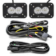 Baja Designs S2 Sport Flush Mount Wide Cornering Pattern LED Work Light Clear Lens Kit Baja Designs Light Bars & Cubes  AXOPROS