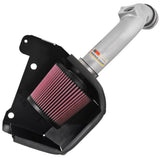 K&N 07 Mitsubishi Lancer L4-2.0L Silver Typhoon Short Ram Intake K&N Engineering Cold Air Intakes  AXOPROS