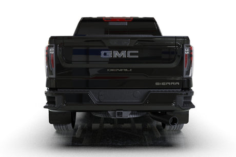 Rally Armor 20-26 GMC Sierra 2500/3500 HD Denali Black Mud Flap w/White Logo Rally Armor Mud Flaps  AXOPROS