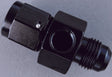 Fragola Inline Gauge Adapter -6AN Male x -6AN Fem - Black Fragola Gauge Components  AXOPROS