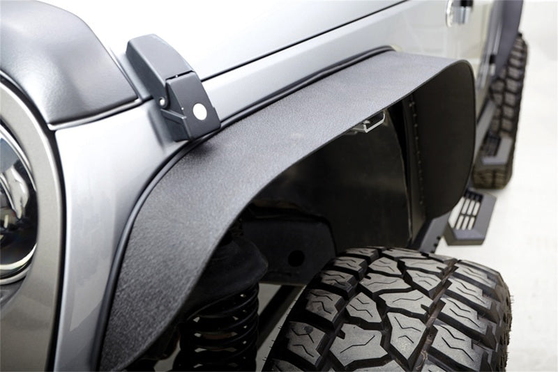 Rampage 2007-2018 Jeep Wrangler(JK) Steel Fender Flares - Slim - Black Rampage Fender Flares  AXOPROS