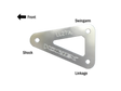 Vortex Racing Vortex Racing 08-23 Honda CBR1000 RR Lowering Link Kit- Silver Lowering Springs aftermarket performance part