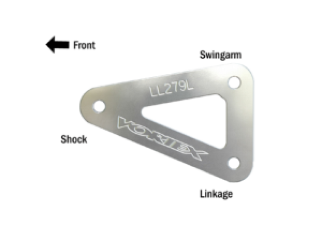 Vortex Racing Vortex Racing 08-23 Honda CBR1000 RR Lowering Link Kit- Silver Lowering Springs aftermarket performance part