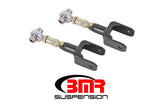BMR 79-04 Fox Mustang Upper Control Arms On-Car Adj. Rod Ends - Black Hammertone BMR Suspension Control Arms  AXOPROS