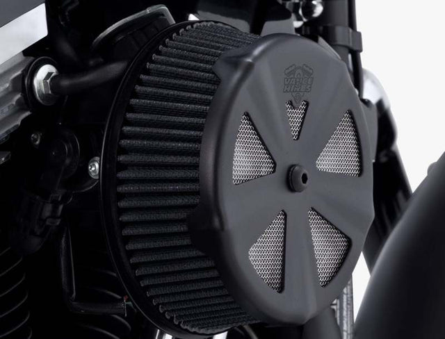Vance & Hines Black Skullcap Crown Intake Cover Vance and Hines Air Intake Components  AXOPROS