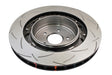 DBA 09+ Nissan GTR R-35 Rear Slotted 5000 Series 2 Piece Rotor Assembled w/ Black Hat DBA Brake Rotors - 2 Piece  AXOPROS