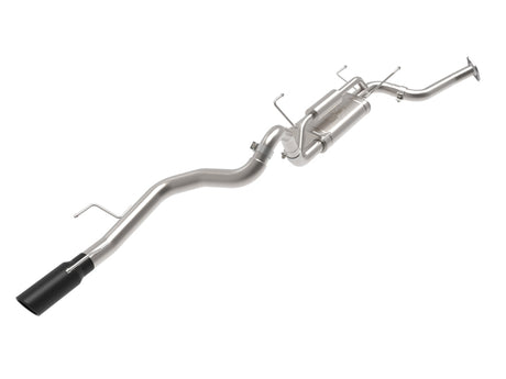 aFe 24-25 Toyota Land Cruiser 2-1/2in to 3in 304 SS Cat-Back Exhaust System w/ Black Tip aFe Catback  AXOPROS