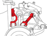 SPC Performance 95-98 Nissan 240SX Rear Passenger Side Adjustable Control Arm SPC Performance Control Arms  AXOPROS