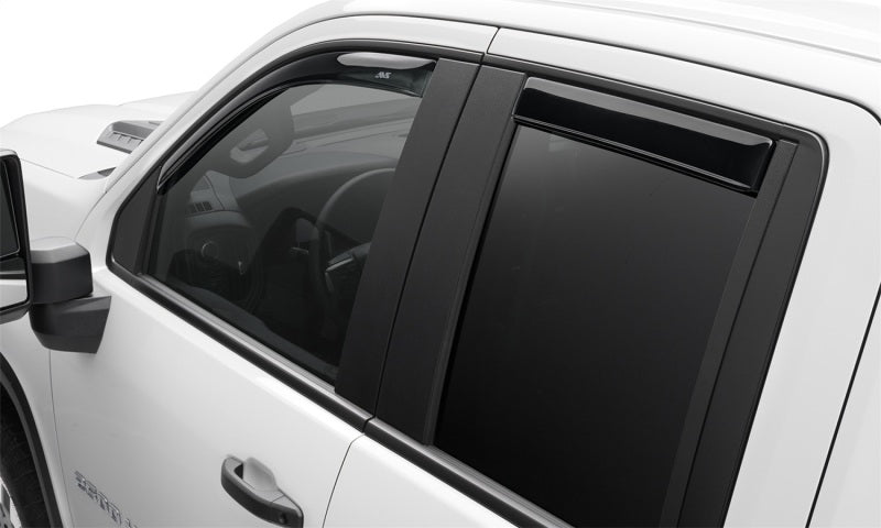 AVS 2019 Chevrolet Silverado 1500 Crew Cab Pickup Ventvisor In-Channel 4pc - Smoke AVS Wind Deflectors  AXOPROS