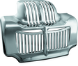 Kuryakyn Oil Cooler Cover 11-16 Touring Chrome Kuryakyn Other Body Components  AXOPROS