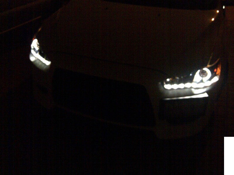 Spyder Mitsubishi Lancer/EVO-10 08-14 Projector Xenon/HID- LED Halo DRL Blk PRO-YD-ML08-HID-DRL-BK SPYDER Headlights  AXOPROS