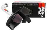 K&N 16-17 Chevy Camaro 3.6L Silver Typhoon Short Ram Intake K&N Engineering Cold Air Intakes  AXOPROS