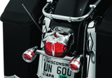 Kuryakyn Zombie Taillight Cover Chrome Kuryakyn Tail Lights  AXOPROS