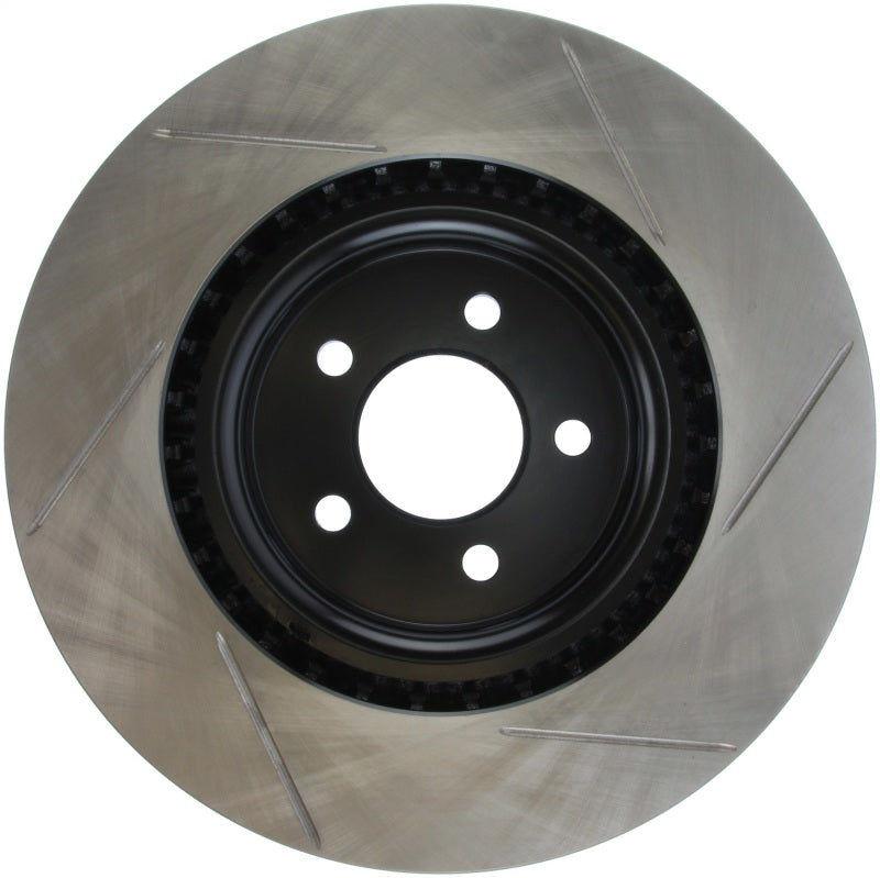 StopTech Power Slot 07-10 Ford Mustang Shelby Front Right Slotted Rotor Stoptech Brake Rotors - Slotted  AXOPROS