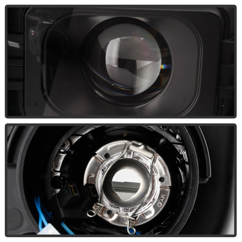Spyder 04-06 Dodge Durango Projector Headlights - Black PRO-YD-DDU04-LB-BK SPYDER Headlights  AXOPROS