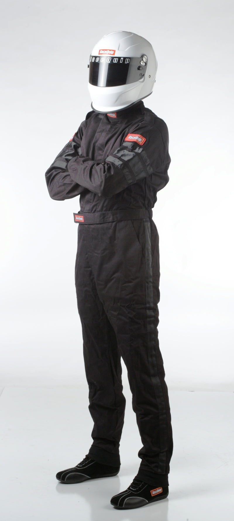RaceQuip Black SFI-1 1-L Suit - Small Racequip Racing Suits  AXOPROS