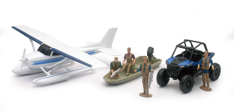 New Ray Toys Xtreme Adventure with Polaris RZR and Float Plane Set New Ray Toys Toys  AXOPROS
