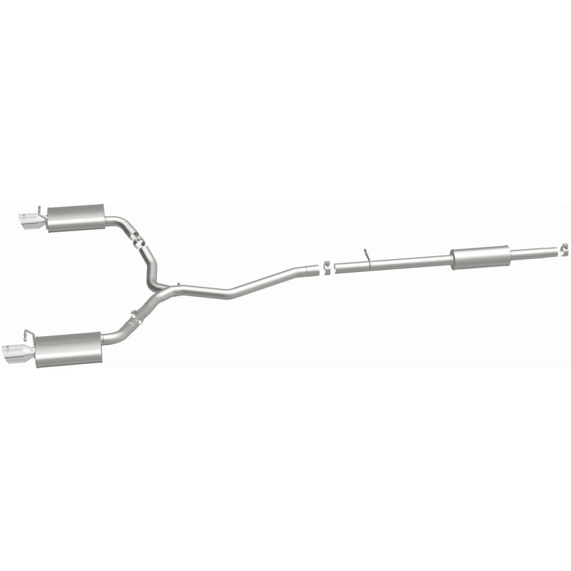 MagnaFlow 11-13 Ford Explorer V6 3.5L SS Catback Exhaust Dual Split Rear Exit w/ 3.5in SS Tips Magnaflow Catback  AXOPROS