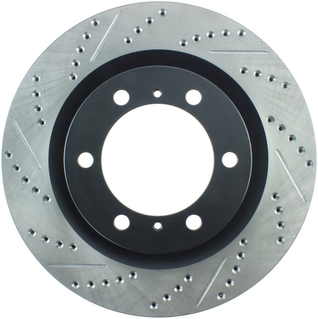 StopTech Slotted & Drilled Sport Brake Rotor Stoptech Brake Rotors - Slot & Drilled  AXOPROS