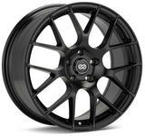 Enkei Raijin 18x9.5 45mm Offset 5x100 Bolt Pattern 72.6 Hub Bore Black Wheel Enkei Wheels - Cast  AXOPROS