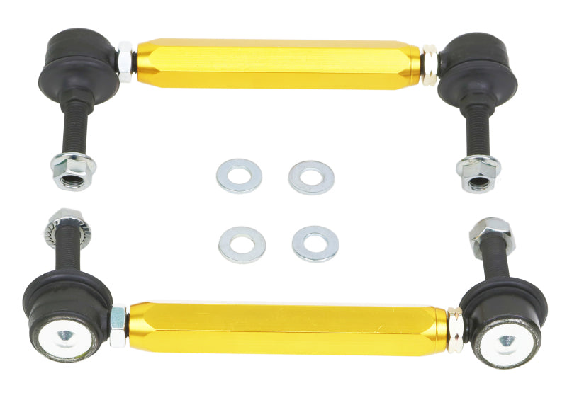 Whiteline Universal Swaybar Link Kit-Heavy Duty Adjustable 10mm Ball/Ball Style Whiteline Sway Bar Endlinks  AXOPROS