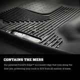 Husky Liners 19-24 Chevy Silverado1500/GMC Sierra1500 X-Act Front + 2nd Seat Floor Liner Set-Black Husky Liners Floor Mats - Rubber  AXOPROS