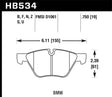 Hawk 08-12 BMW 128i /06 325i/325Xi /07 328i/328Xi /06 330i/330Xi Front DTC-70 Race Brake Pads Hawk Performance Brake Pads - Racing  AXOPROS