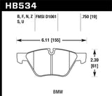 Hawk 08-12 BMW 128i /06 325i/325Xi /07 328i/328Xi /06 330i/330Xi Front DTC-70 Race Brake Pads Hawk Performance Brake Pads - Racing  AXOPROS