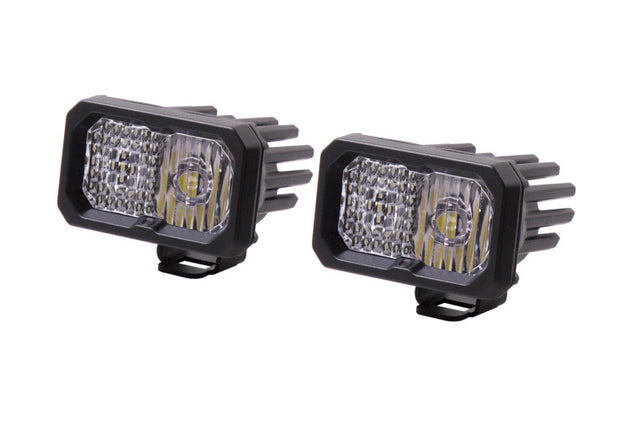 Diode Dynamics Stage Series 2 In LED Pod Pro - White Combo Standard ABL (Pair) Diode Dynamics Light Accessories and Wiring  AXOPROS