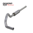 Diamond Eye KIT 4in CB SGL AL: 2004.5-2007.5 DODGE CUMMINS 600 Diamond Eye Performance Catback  AXOPROS